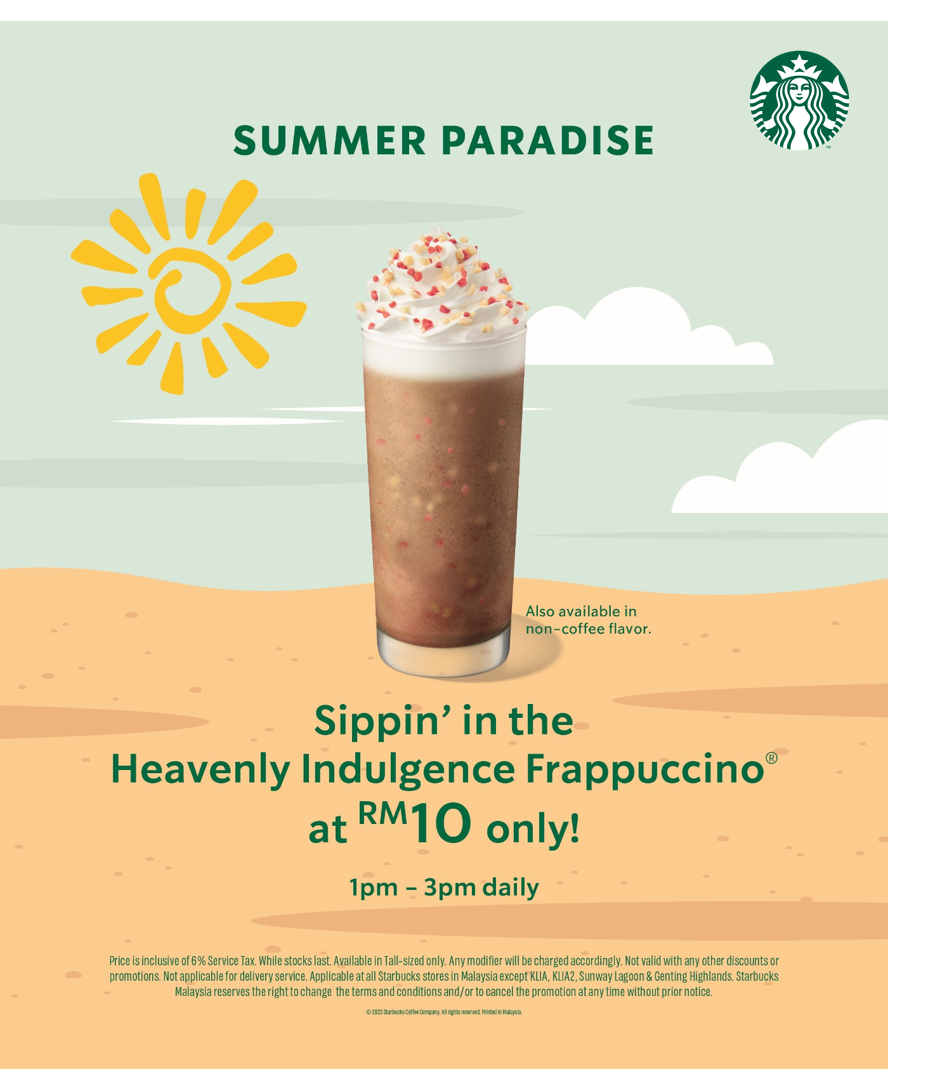 Starbucks Summer Paradise Main Place Mall
