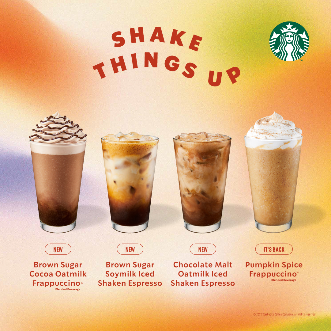 Starbucks: Autumn Beverages | Main Place Mall